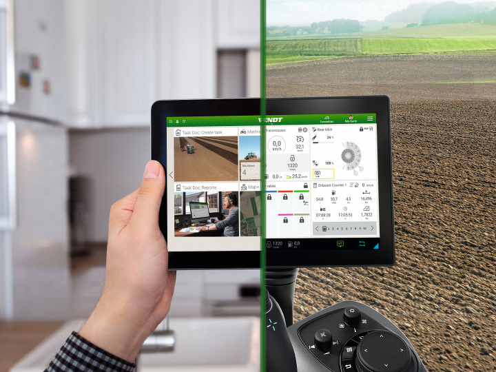 FendtONE tablet screen